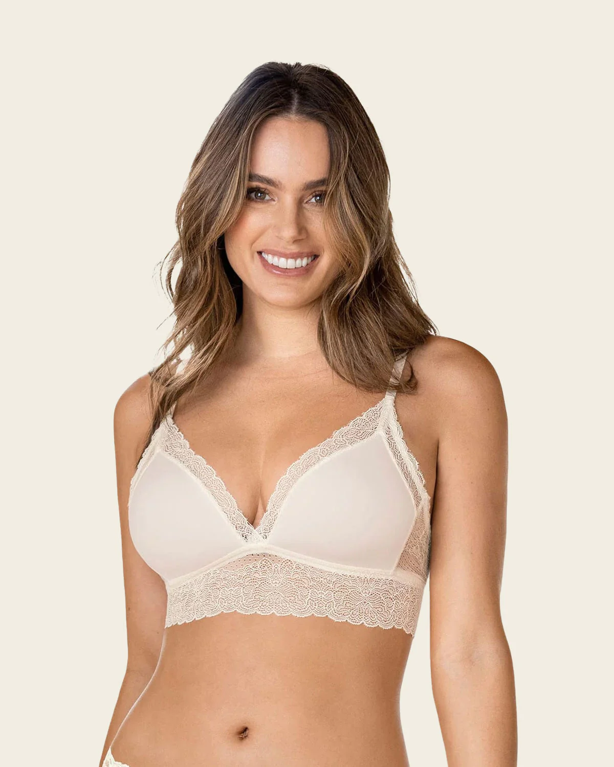 Bralette en encaje sexy y natural - Image 5