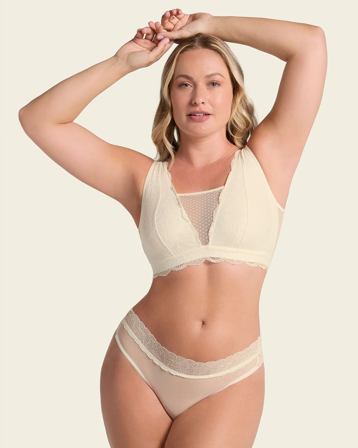 Bralette multiusos Sexy Siempre en encaje ideal para prótesis de mastectomía - Image 3