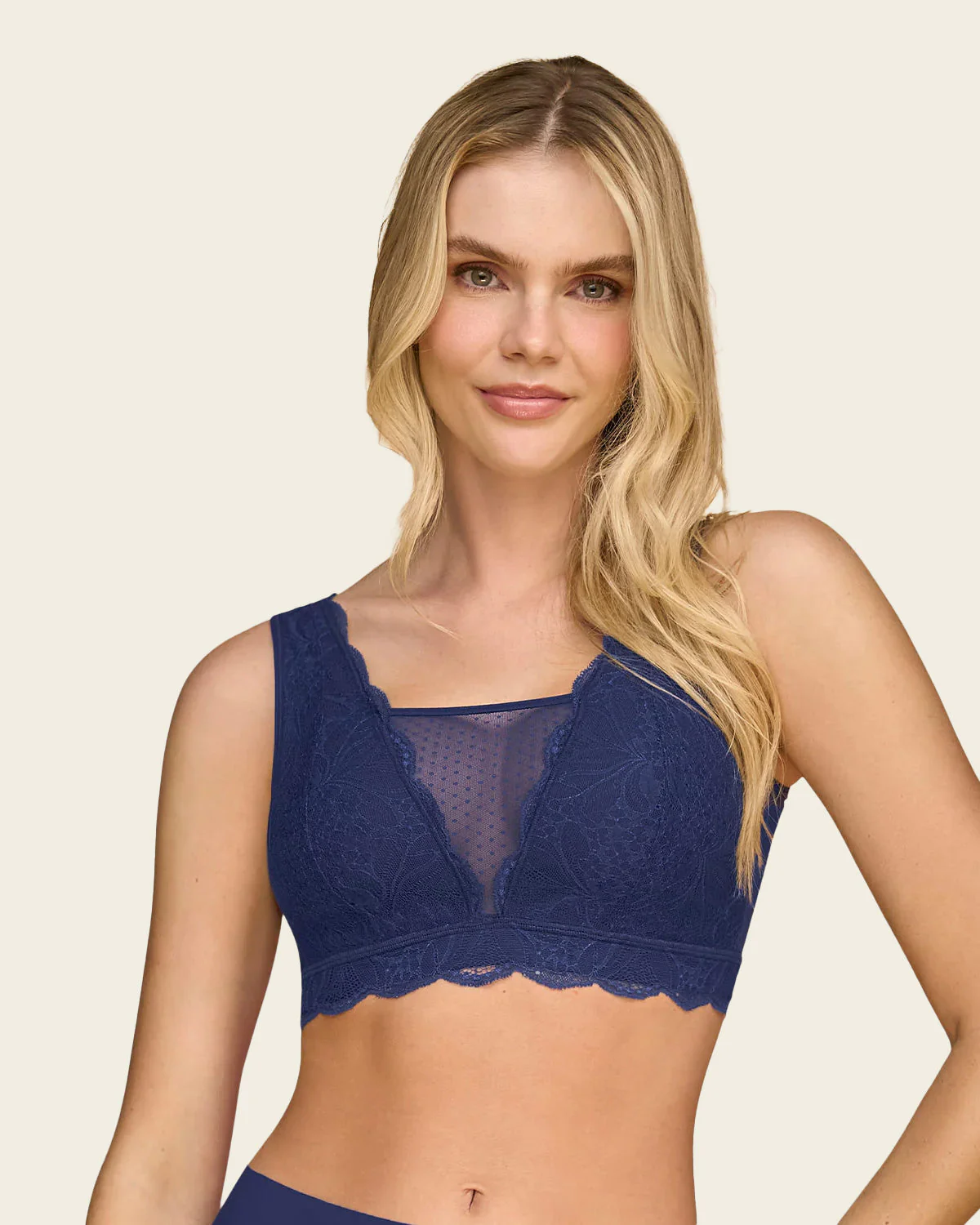 Bralette multiusos Sexy Siempre en encaje ideal para prótesis de mastectomía - Image 8
