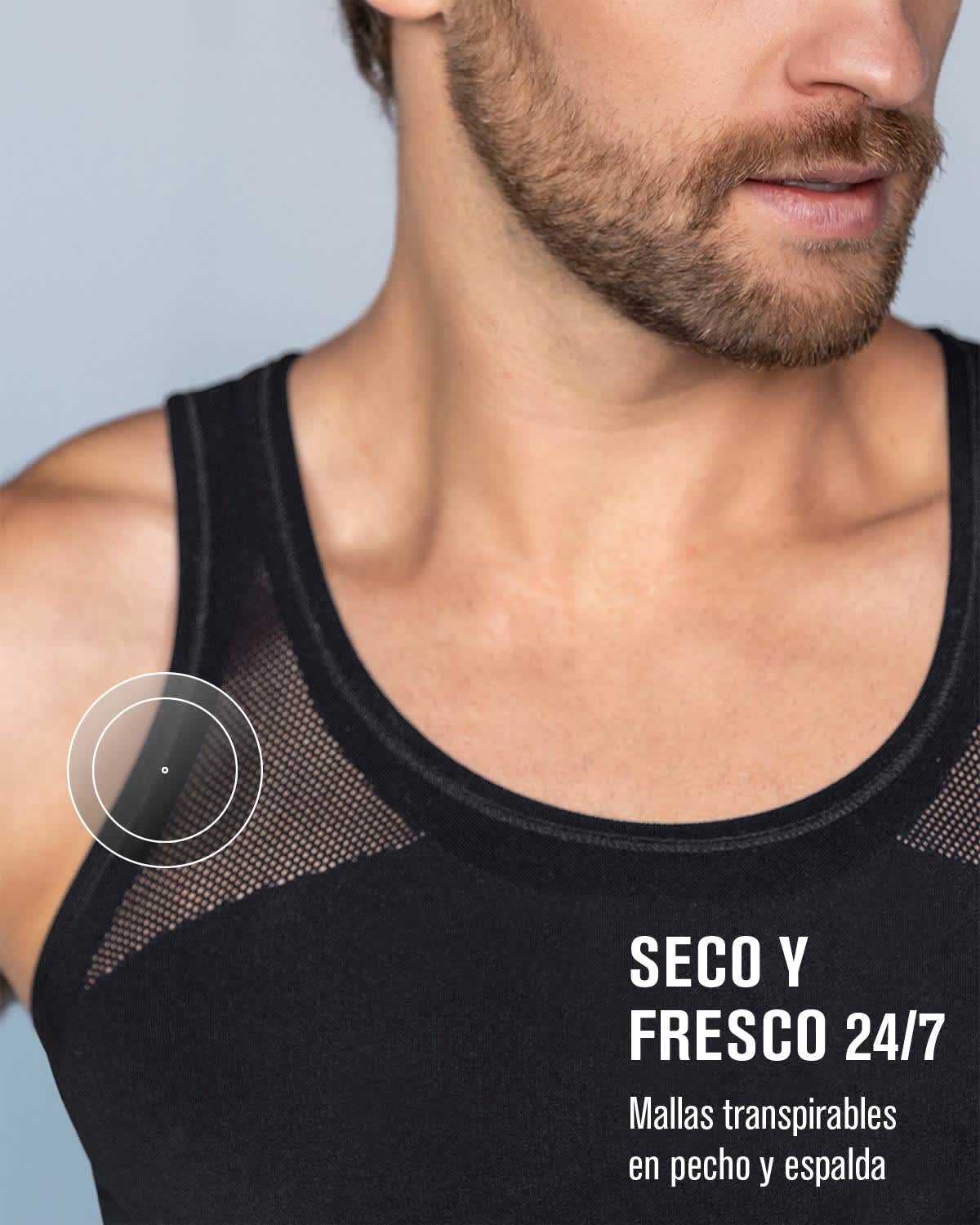 Paquete x 3 camisetas ajustadas para hombre con compresión suave en microfibra - Image 12
