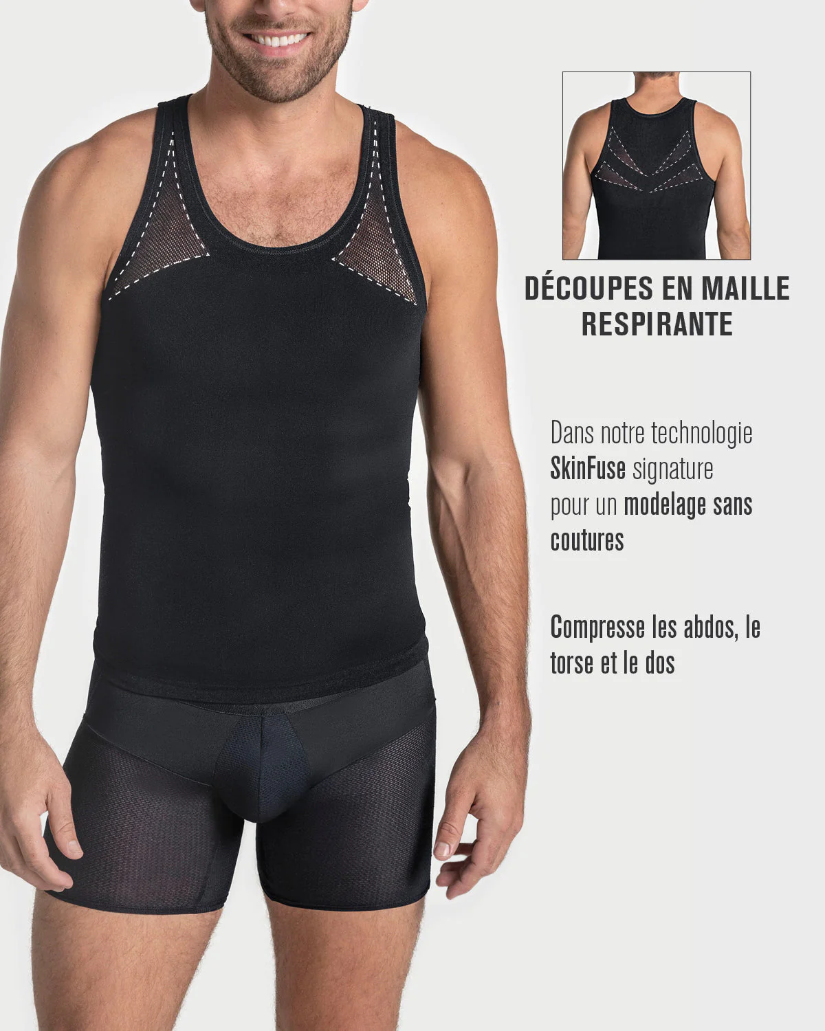 Paquete x 3 camisetas ajustadas para hombre con compresión suave en microfibra - Image 15