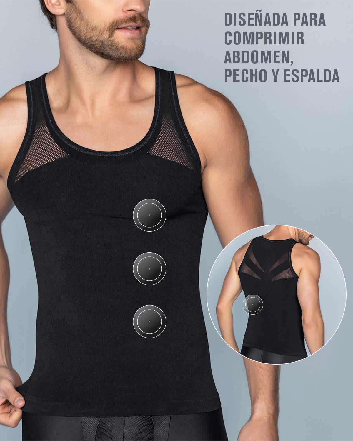 Paquete x 3 camisetas ajustadas para hombre con compresión suave en microfibra - Image 10
