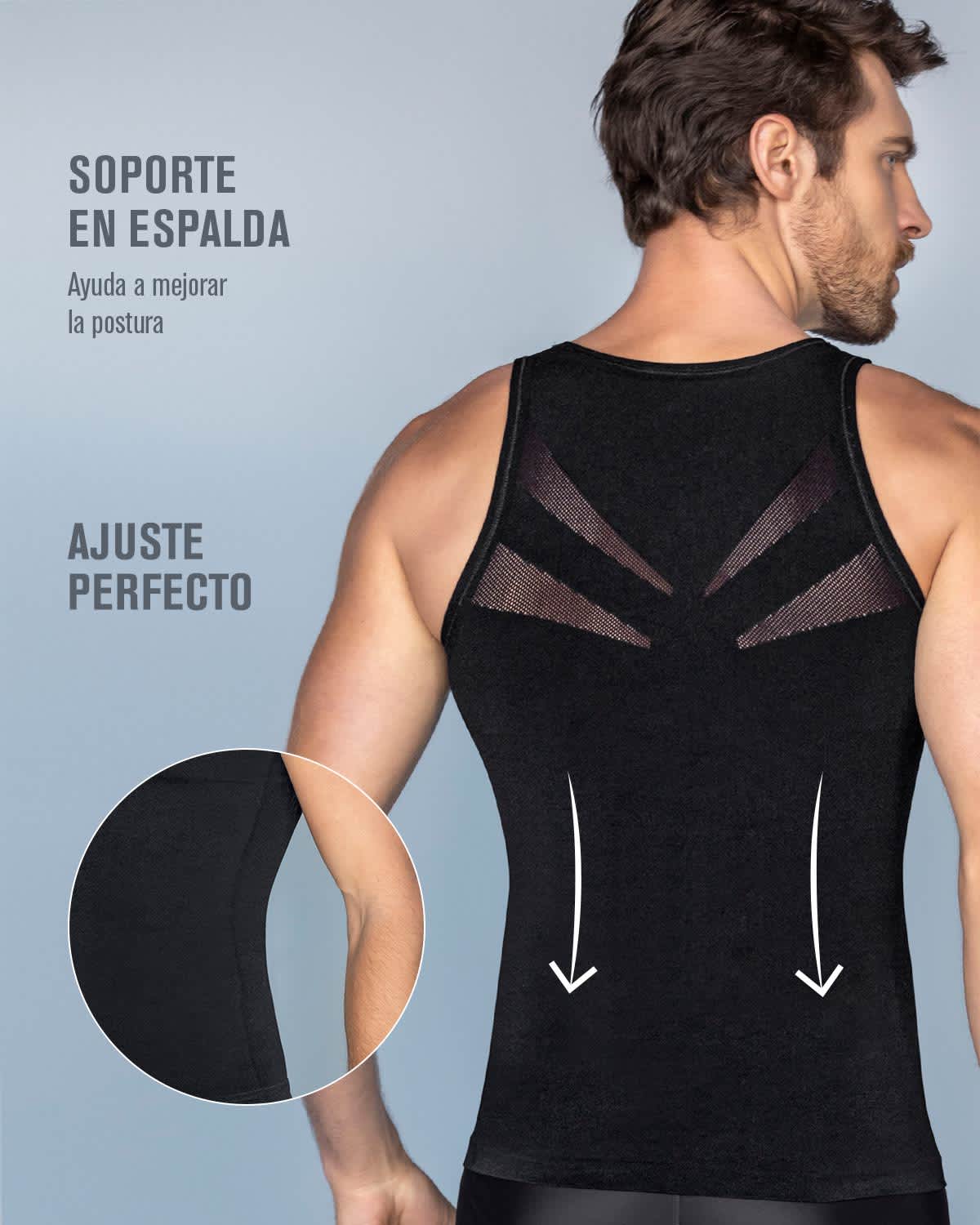 Paquete x 3 camisetas ajustadas para hombre con compresión suave en microfibra - Image 11