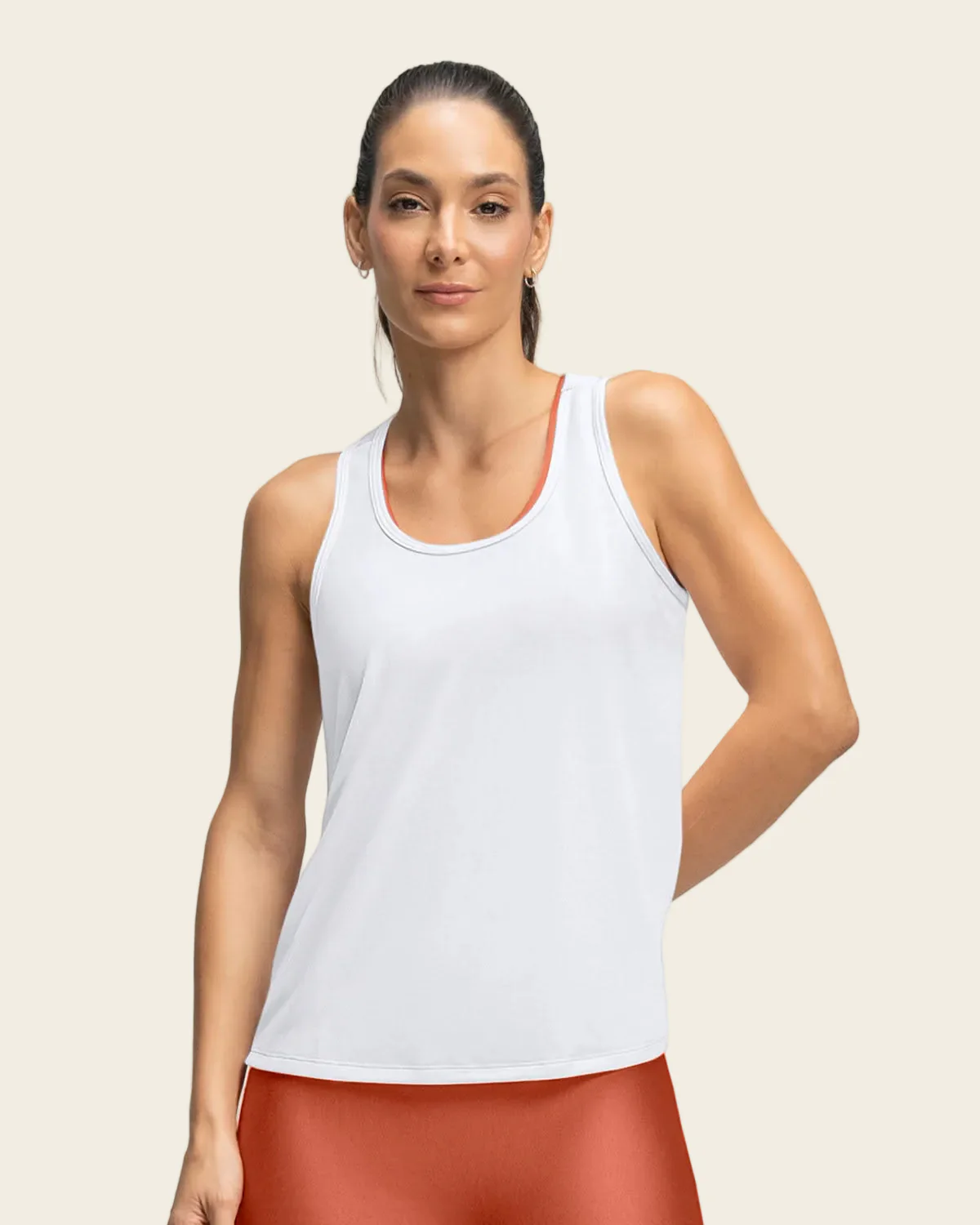 Camiseta deportiva de secado rápido y silueta semiajustada para mujer - Image 10