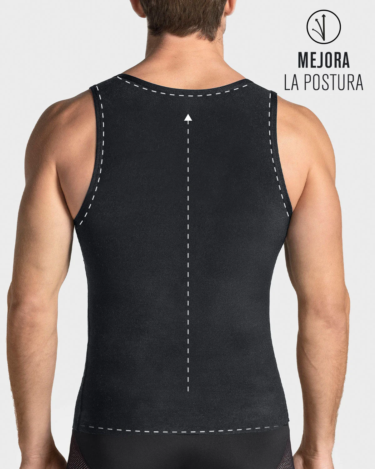 Camiseta sin mangas de compresión moderada ideal para uso diario con algodón pima - Image 14