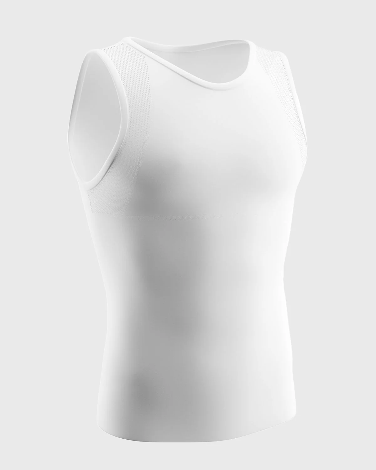 Camiseta sin mangas de compresión moderada ideal para uso diario con algodón pima - Image 17