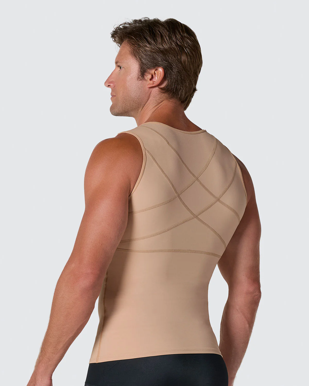 Chaleco de compresión con doble capa de tela en abdomen y espalda - Image 6