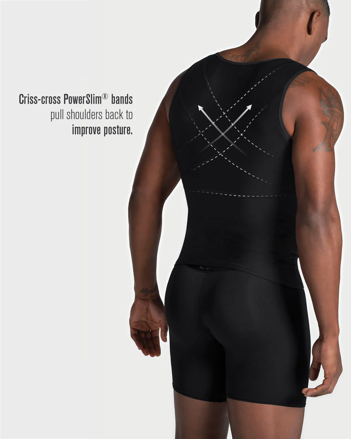 Chaleco masculino de compresión fuerte en PowerSlim - Image 14