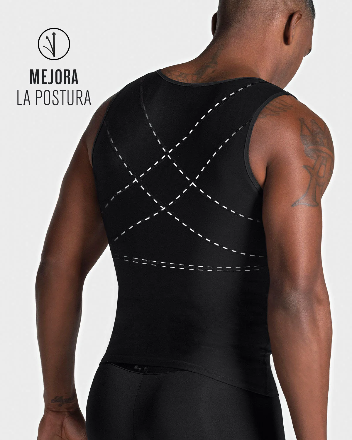 Chaleco masculino de compresión fuerte en PowerSlim - Image 9