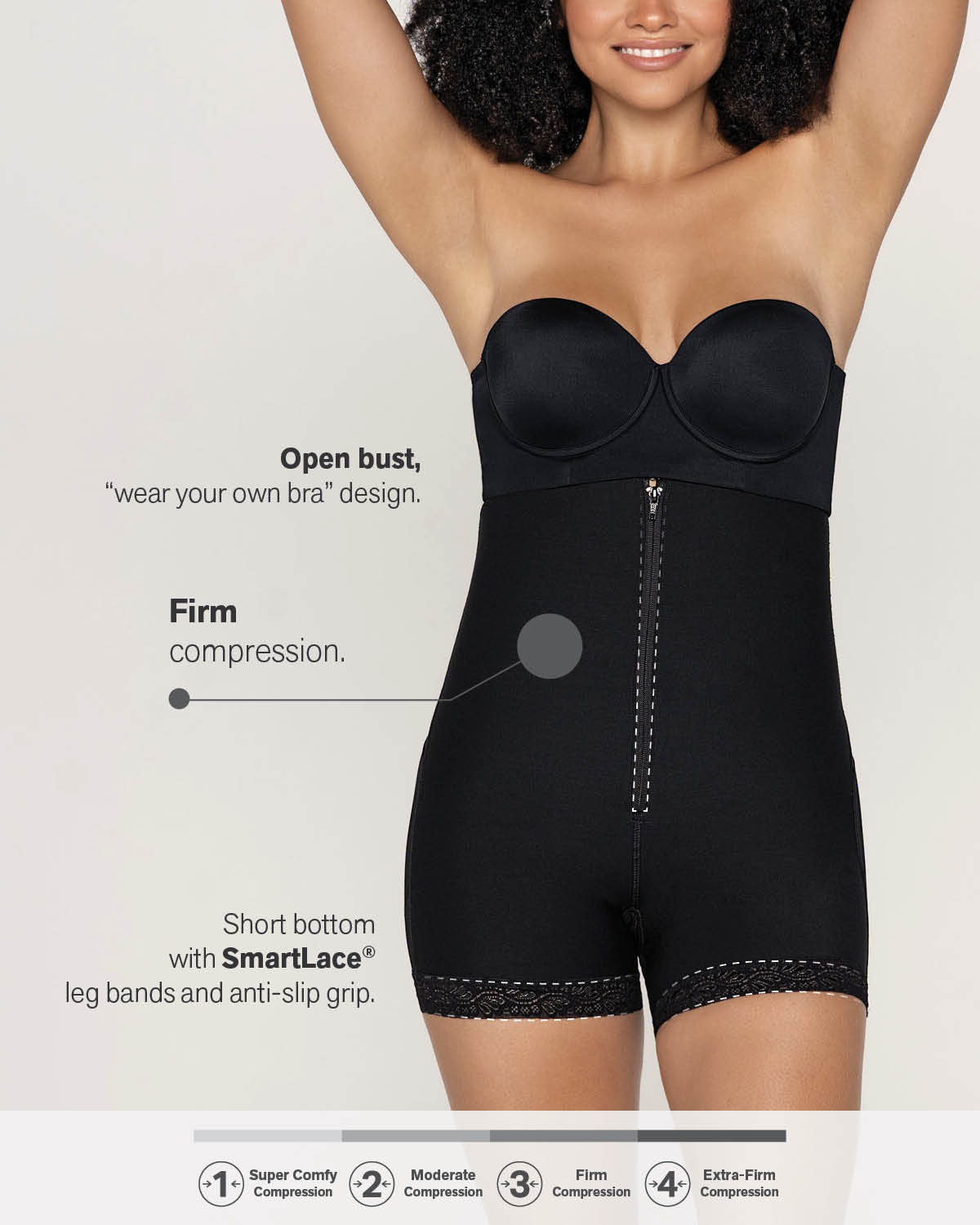 Braga faja tipo short moldeadora fuerte levanta glúteos - Image 11