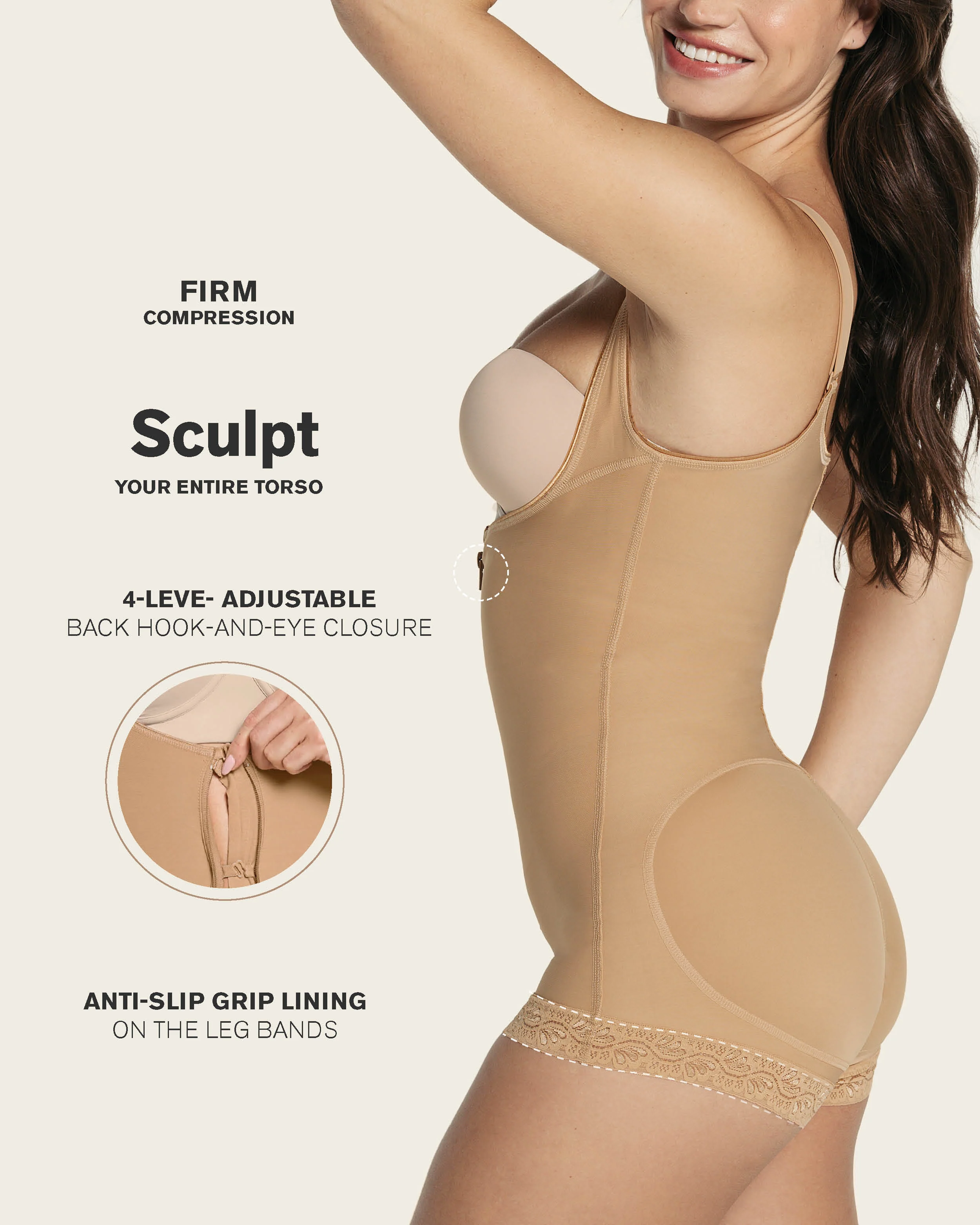 Faja estilo body moldeadora levanta glúteos - Image 4