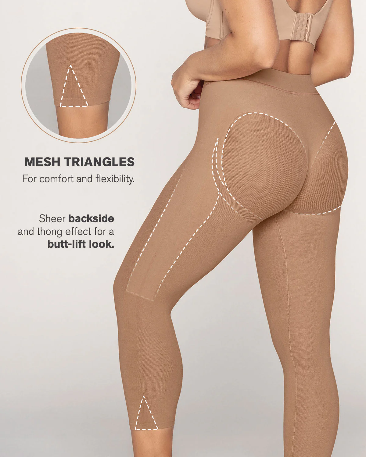 Faja pantalón capri invisible levanta glúteos - Image 11
