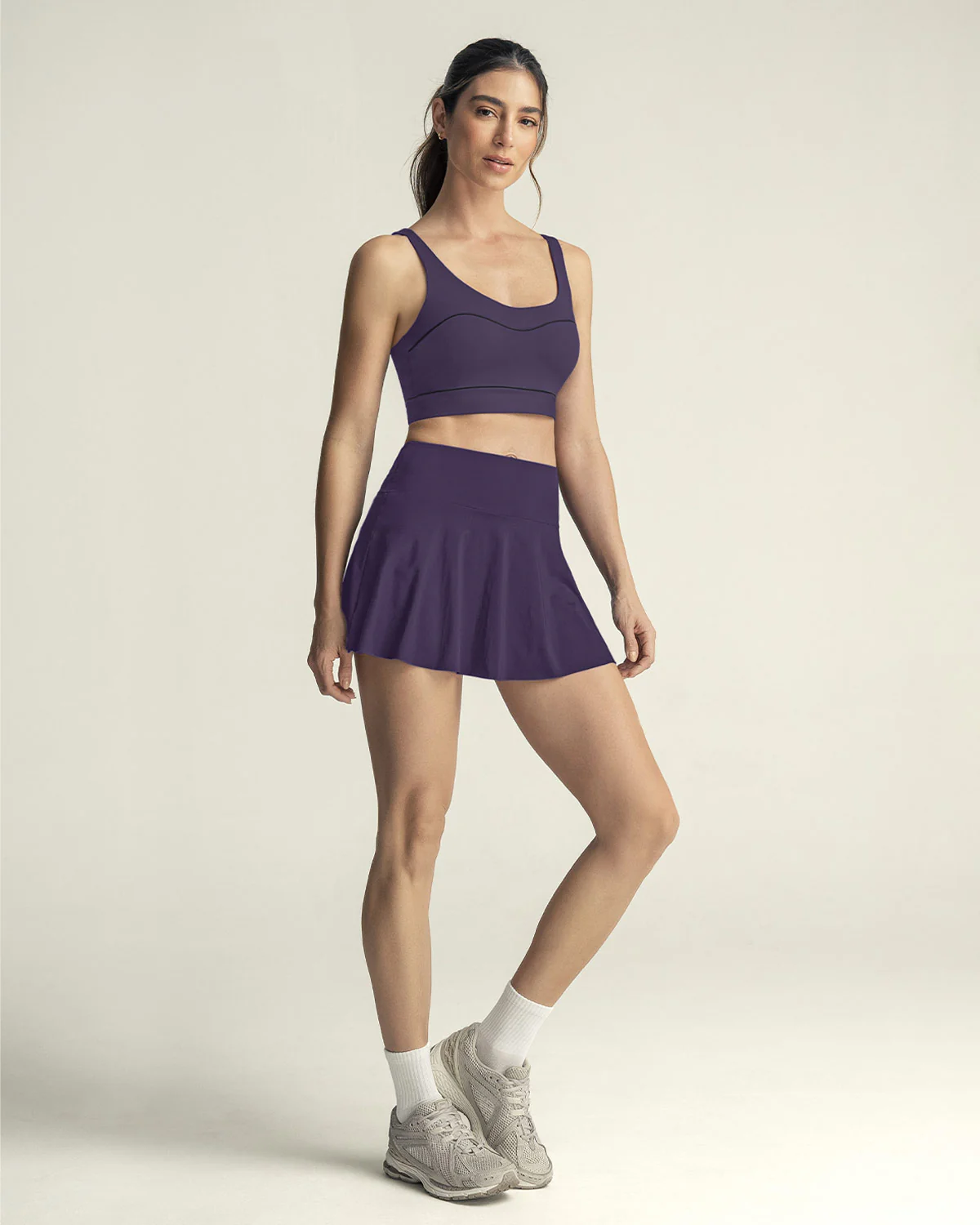 Falda deportiva con short interno con bolsillo - Image 3