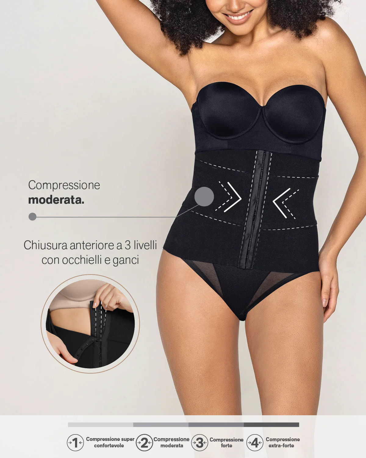 Faja cinturilla moldeadora con bandas anatómicas - Image 14