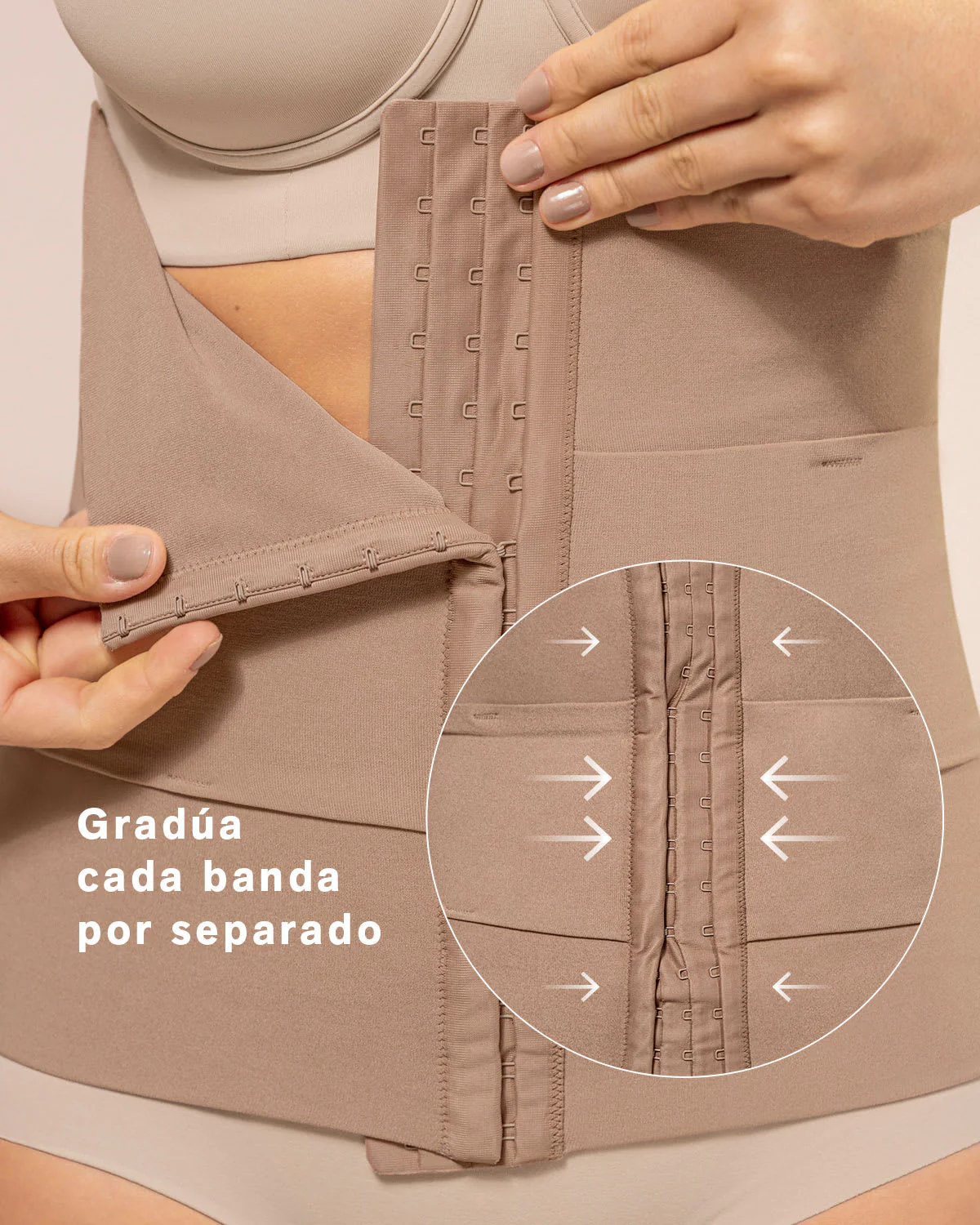 Faja cinturilla moldeadora con bandas anatómicas - Image 9