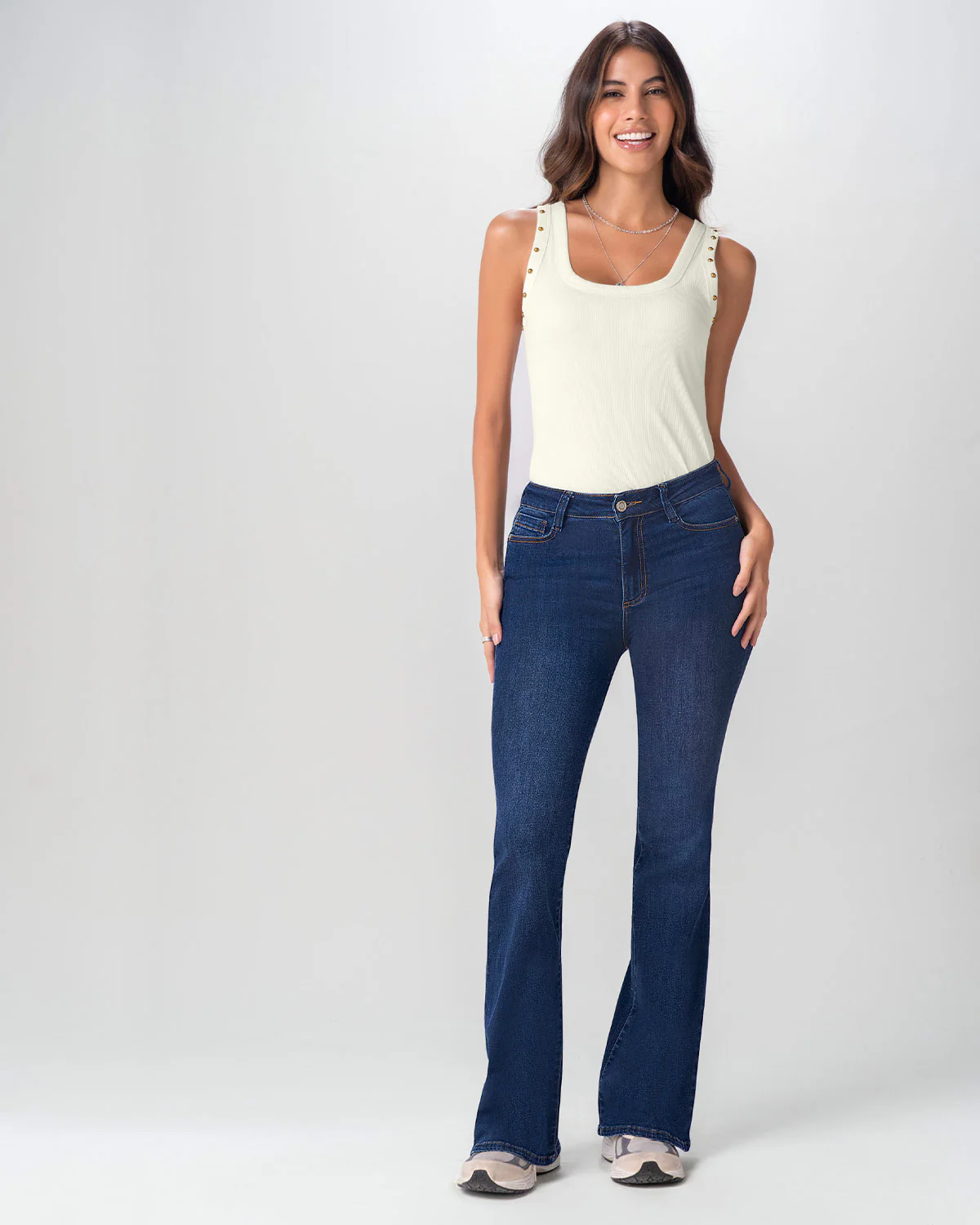 Jean levanta glúteos bota flare - Image 4