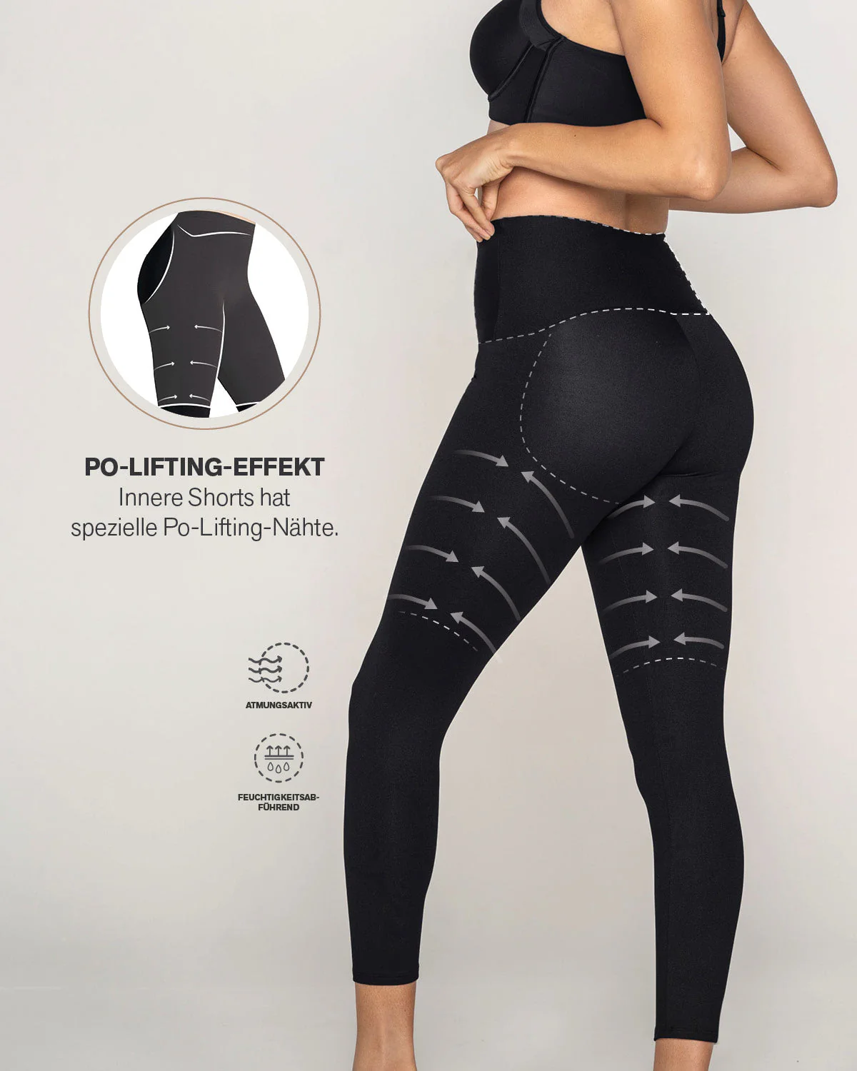 Legging moldeador con short interno levanta glúteos - Image 11