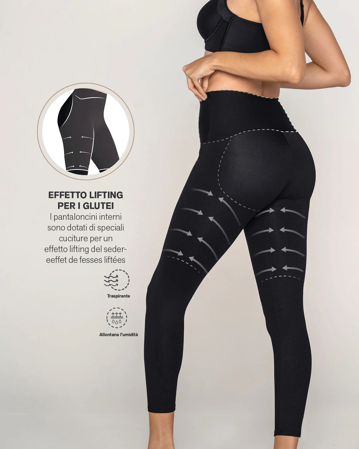Legging moldeador con short interno levanta glúteos - Image 15