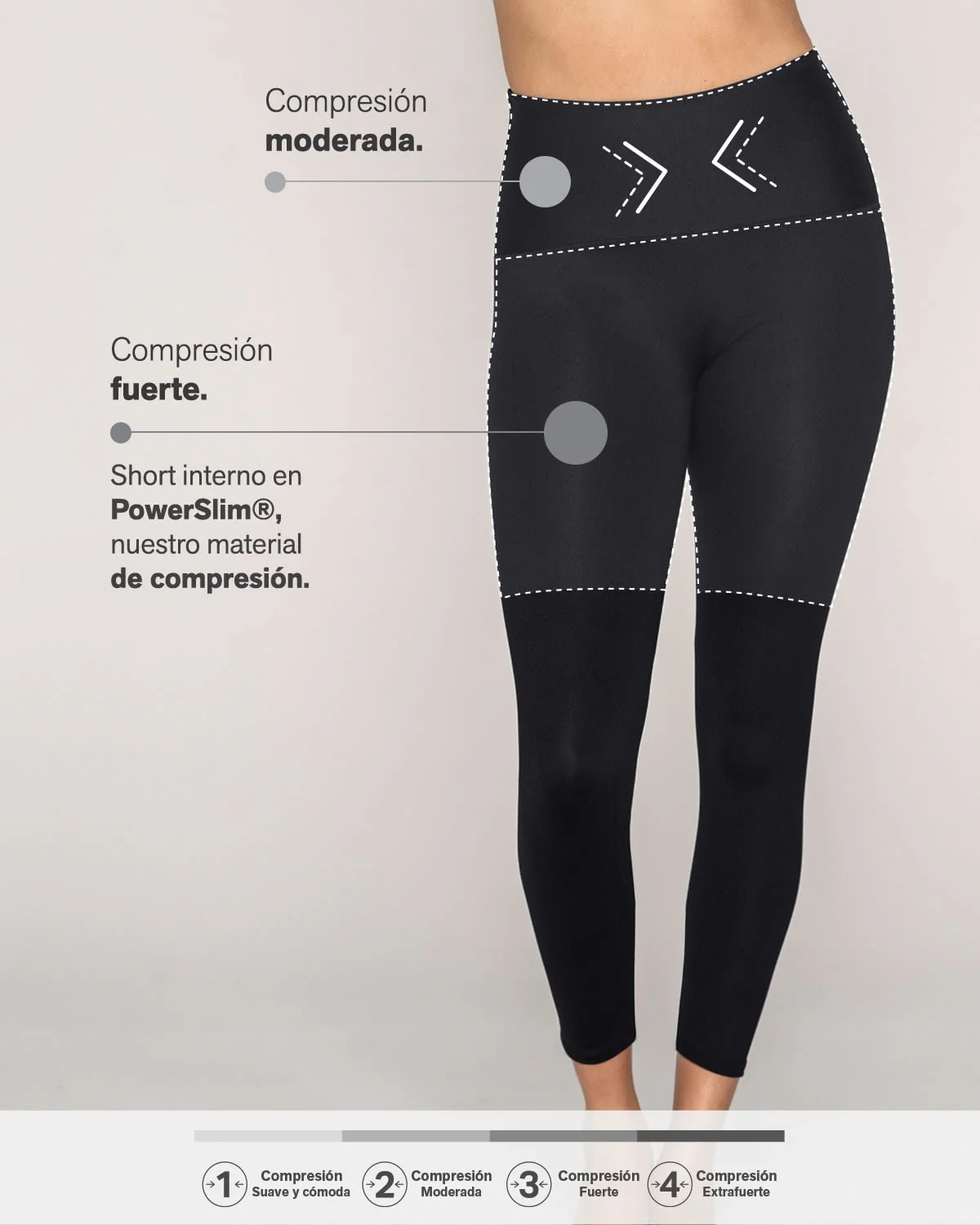 Legging moldeador con short interno levanta glúteos - Image 4