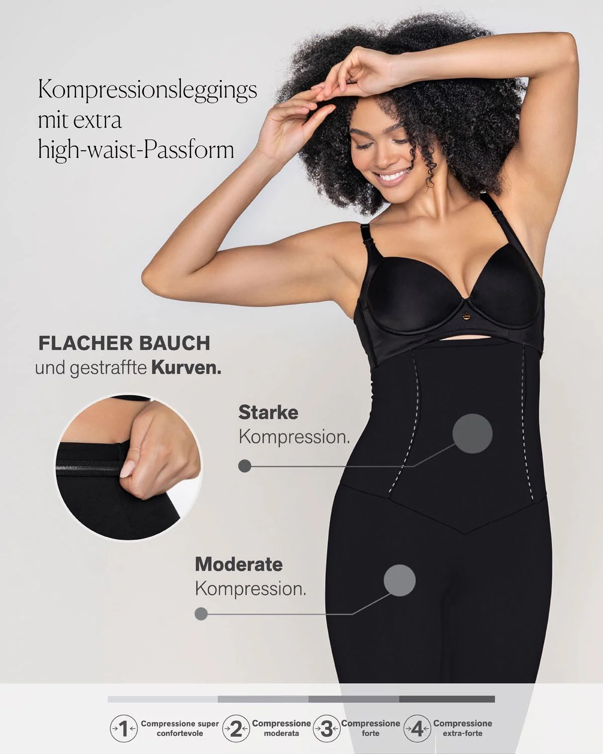 Legging de talle alto moldeador en abdomen y piernas - Image 10