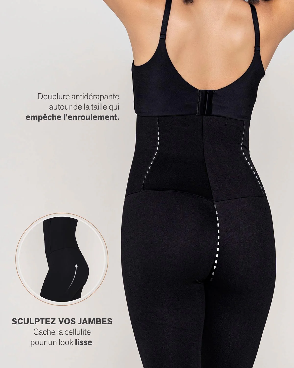 Legging de talle alto moldeador en abdomen y piernas - Image 13