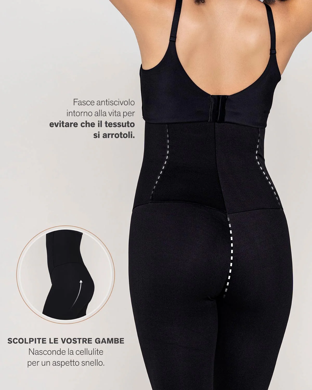 Legging de talle alto moldeador en abdomen y piernas - Image 15