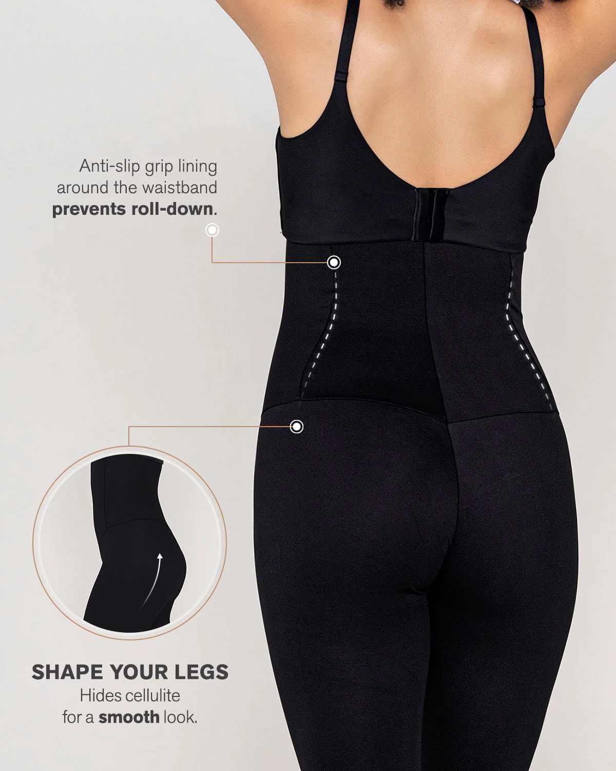 Legging de talle alto moldeador en abdomen y piernas - Image 9