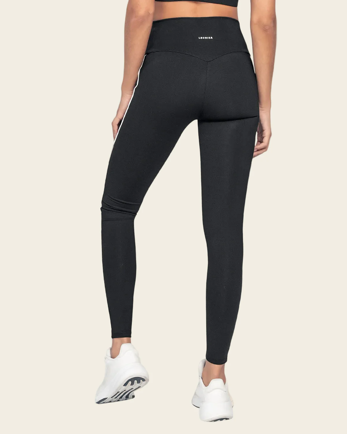 Legging deportivo de compresión con doble capa de tela en pretina - Image 8