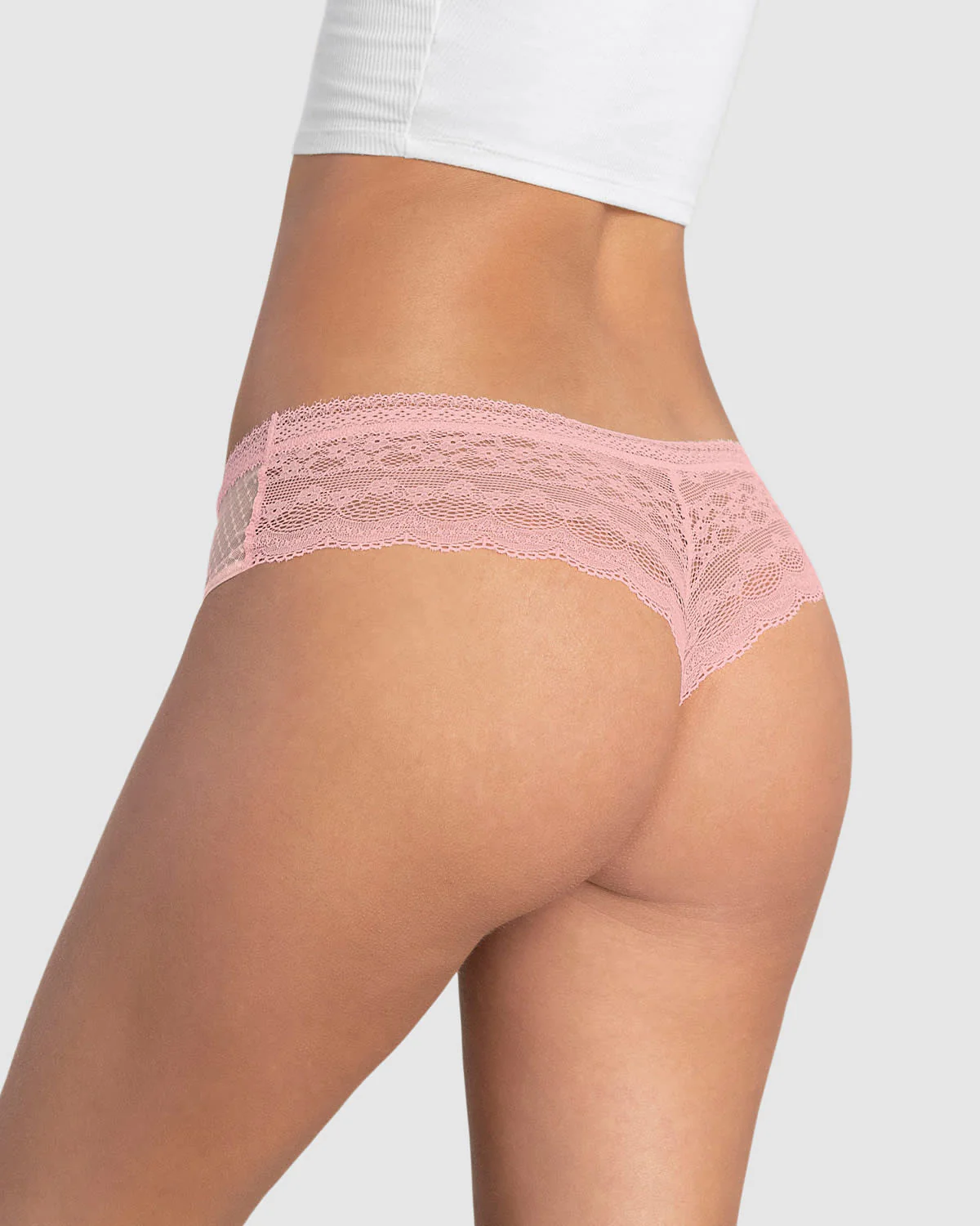 Paquete de 2 Braguitas Tipo Culotte en Encaje y Blonda - Image 23