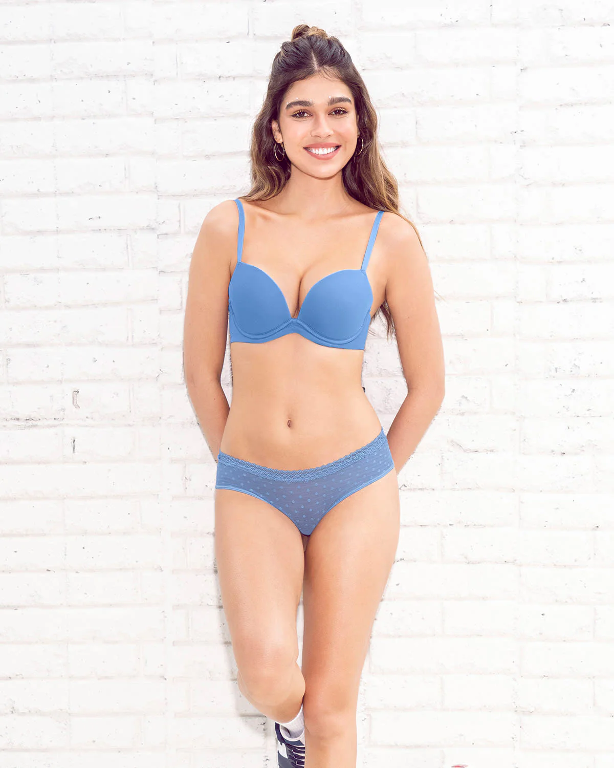 Paquete de 2 Braguitas Tipo Culotte en Encaje y Blonda - Image 34