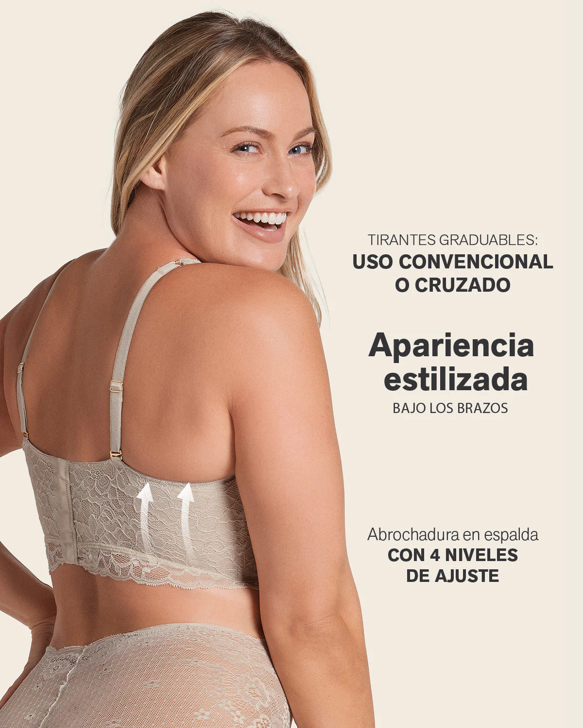 Sujetador en encaje ideal para pecho pesado Sexy Support - Image 14