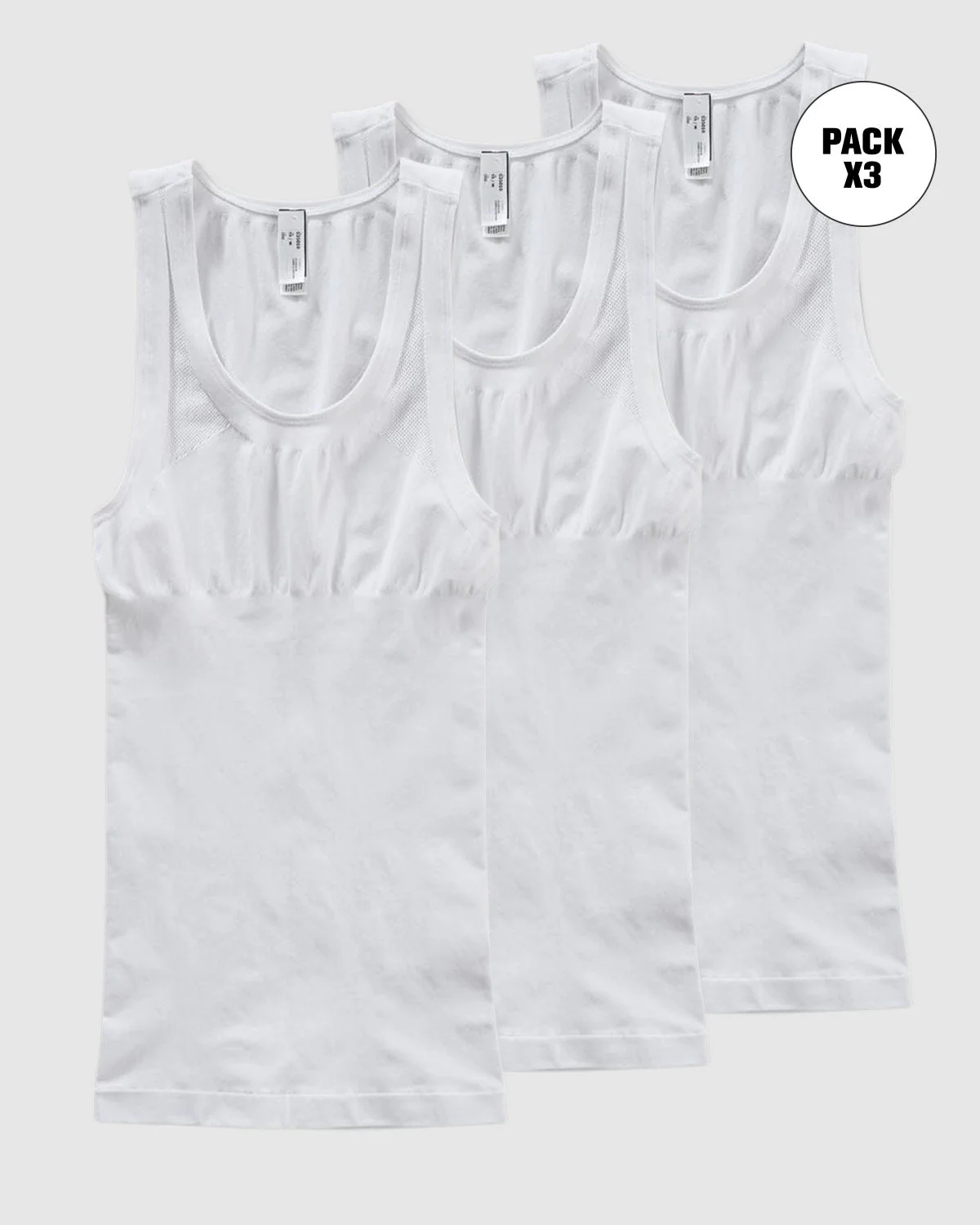 Paquete x 3 camisetas ajustadas para hombre con compresión suave en microfibra - Image 5