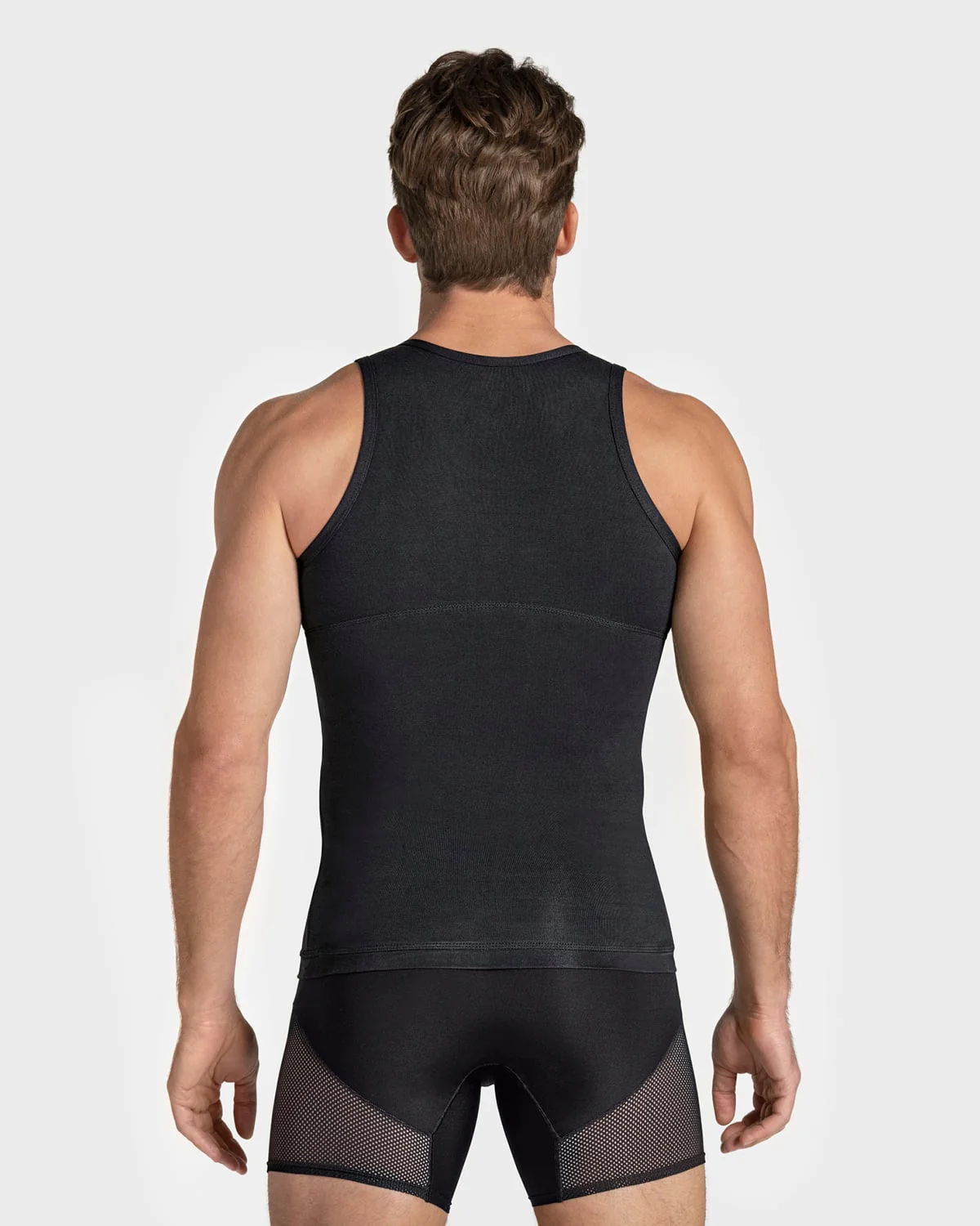 Paquete x 3 camisetas de compresión moderada en abdomen y zona lumbar en algodón elástico - Image 10