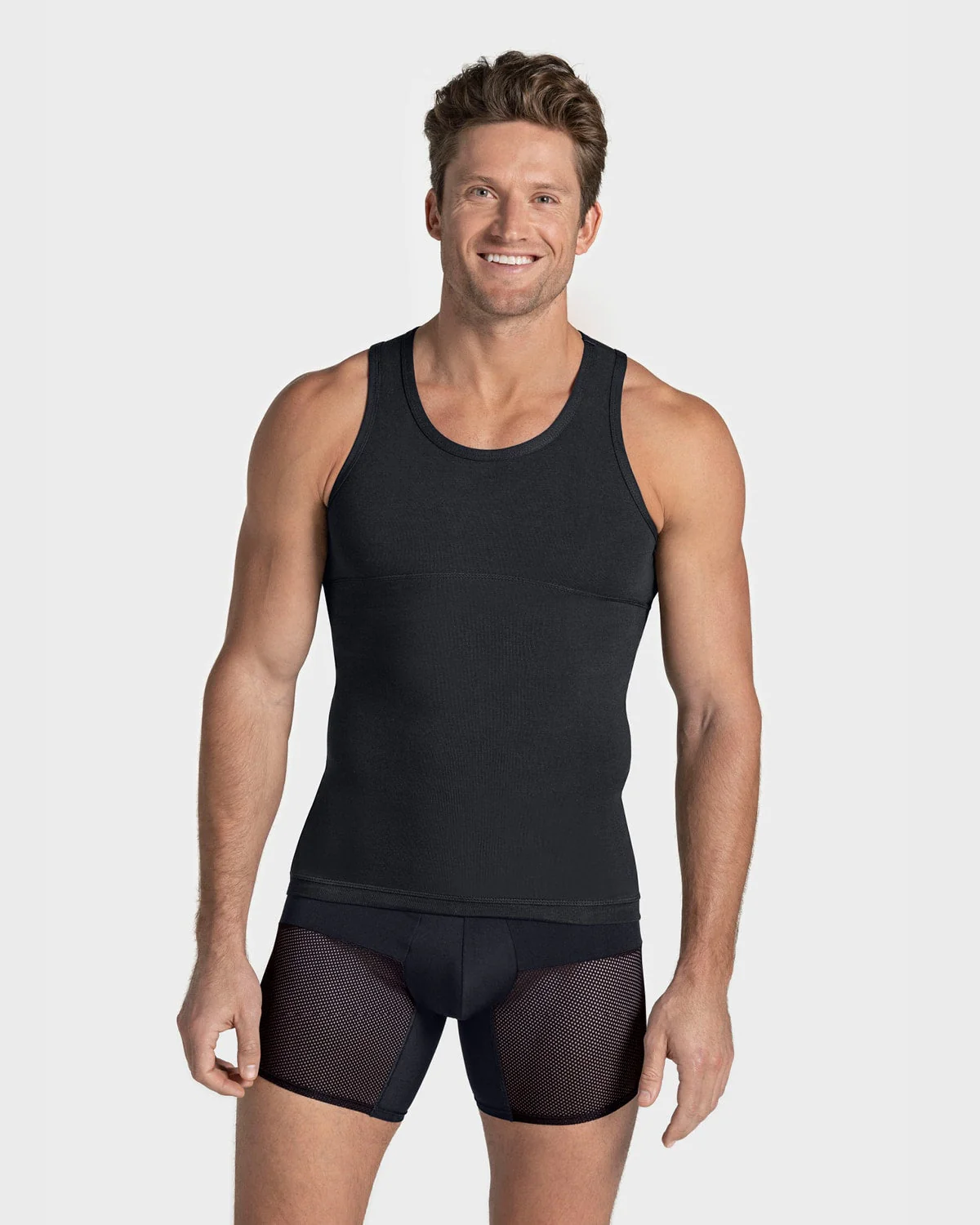 Paquete x 3 camisetas de compresión moderada en abdomen y zona lumbar en algodón elástico - Image 9