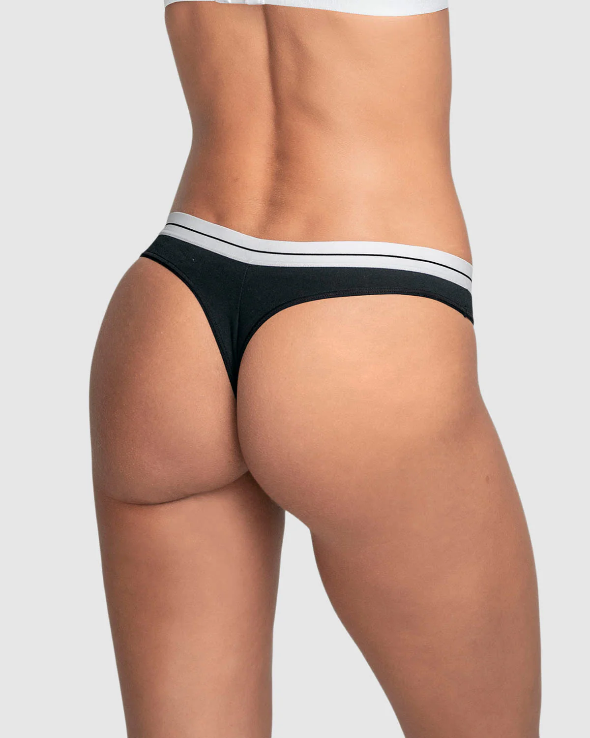 Paquete x 3 tangas en algodón con elástico suave en cintura - Image 2