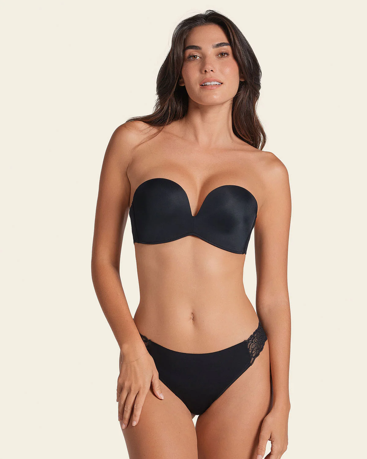 Paquete x 3 tangas invisibles con toques de encaje en laterales - Image 11