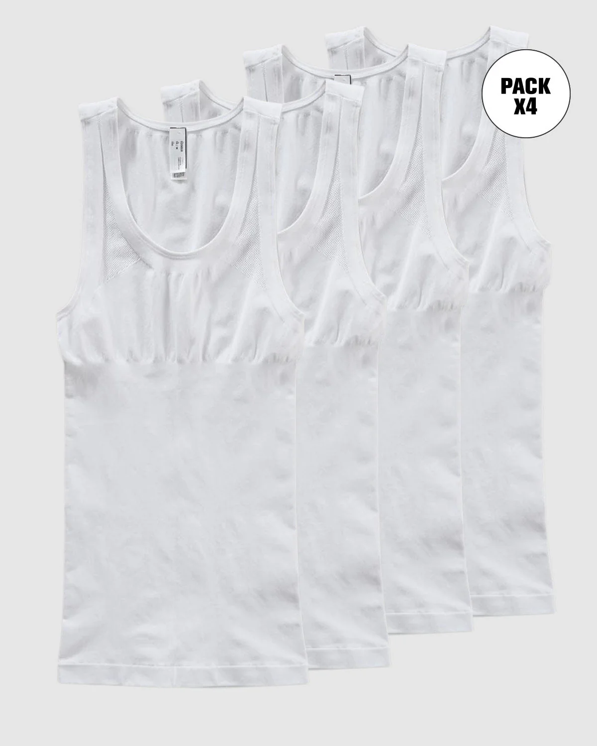 Paquete x 4 camisetas ajustadas para hombre con compresión suave en microfibra - Image 5