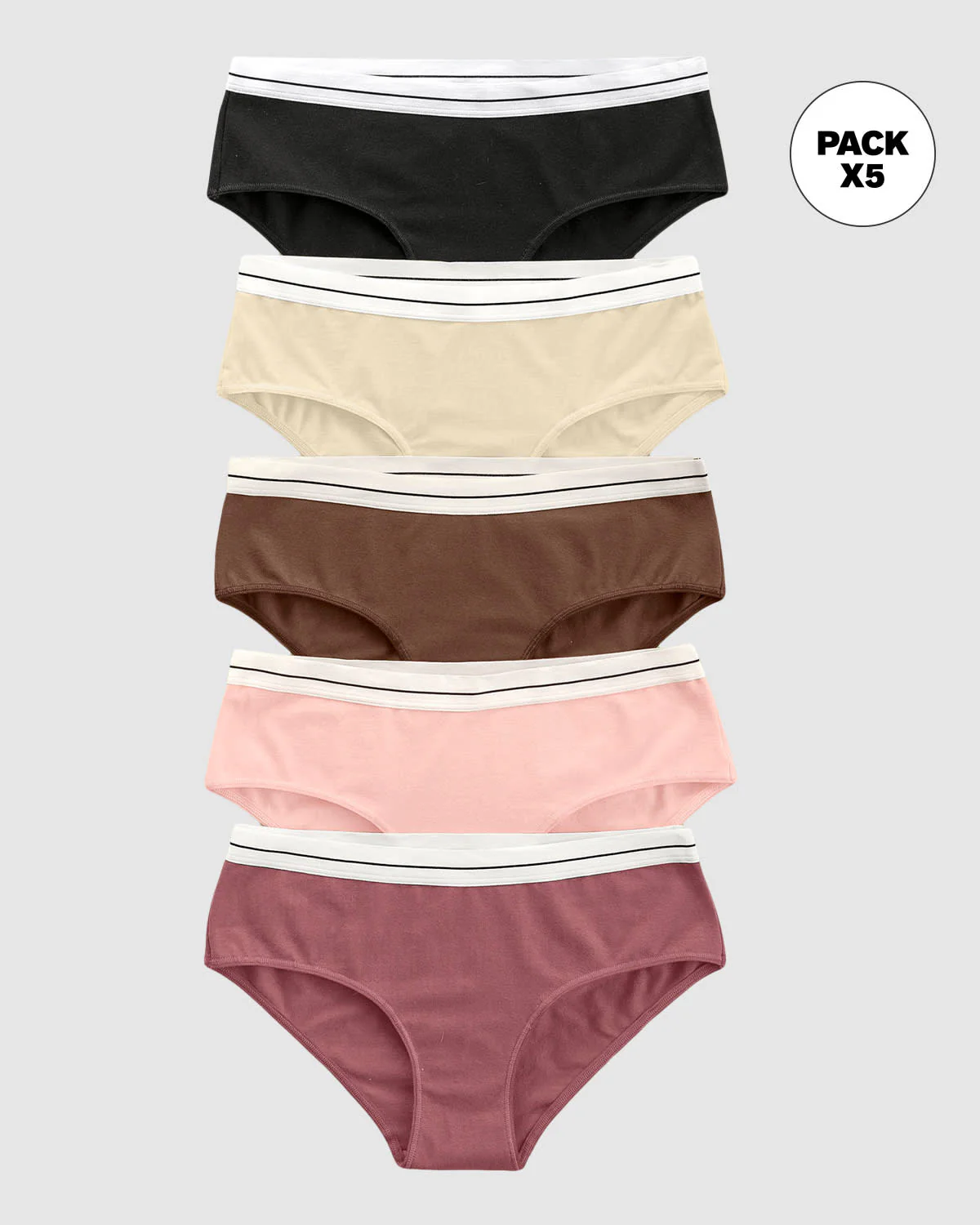 Paquete x 5 bragas estilo hípster - Image 6