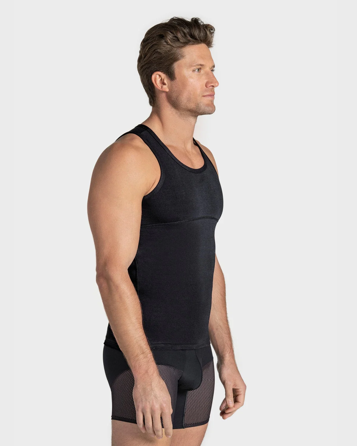 Paquete x 5 camisetas de compresión moderada en abdomen y zona lumbar en algodón elástico - Image 11