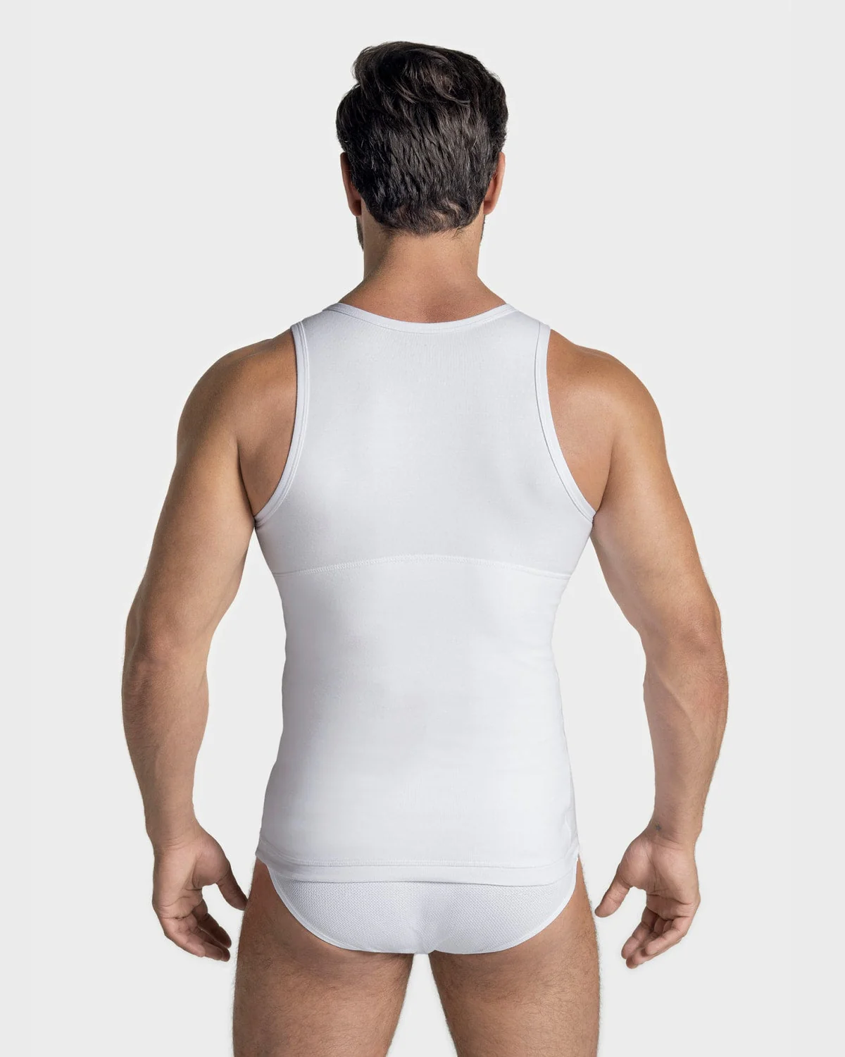 Paquete x 5 camisetas de compresión moderada en abdomen y zona lumbar en algodón elástico - Image 3