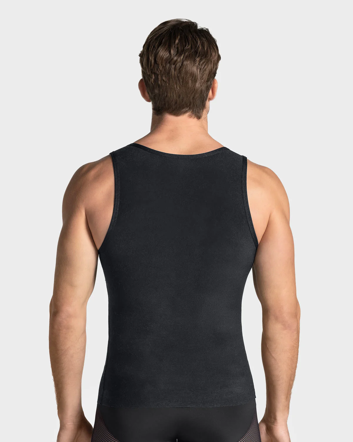Paquete x 5 camisetas sin mangas de compresión fuerte, uso diario, algodón pima - Image 4