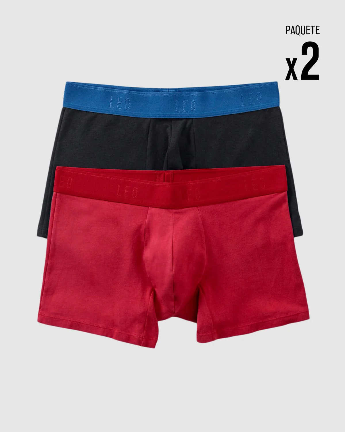 Paquete x2 Bóxers cortos en algodón elástico - Image 36
