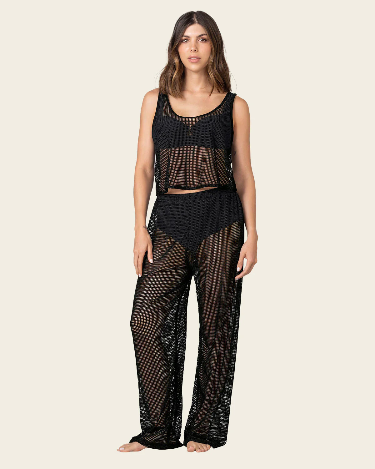 Set en malla, pantalón y camiseta - Image 6