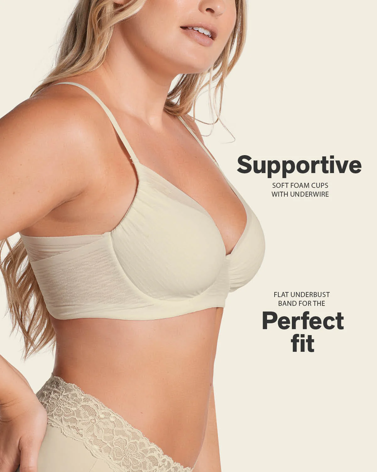 Sujetador con cubrimiento total del pecho Comfort Fit - Image 21