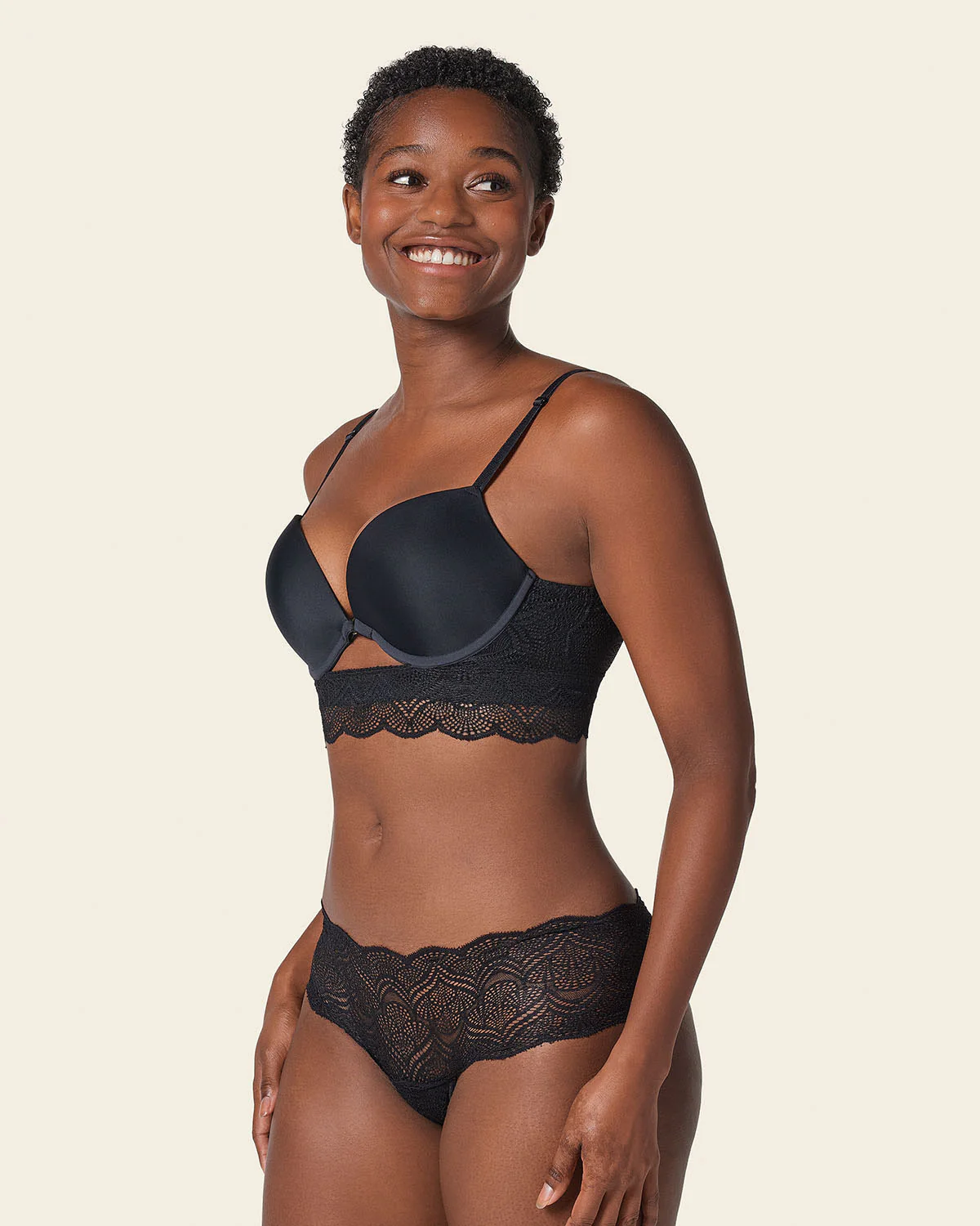 Sujetador doble push up con escote profundo en espalda Sexy Back - Image 4