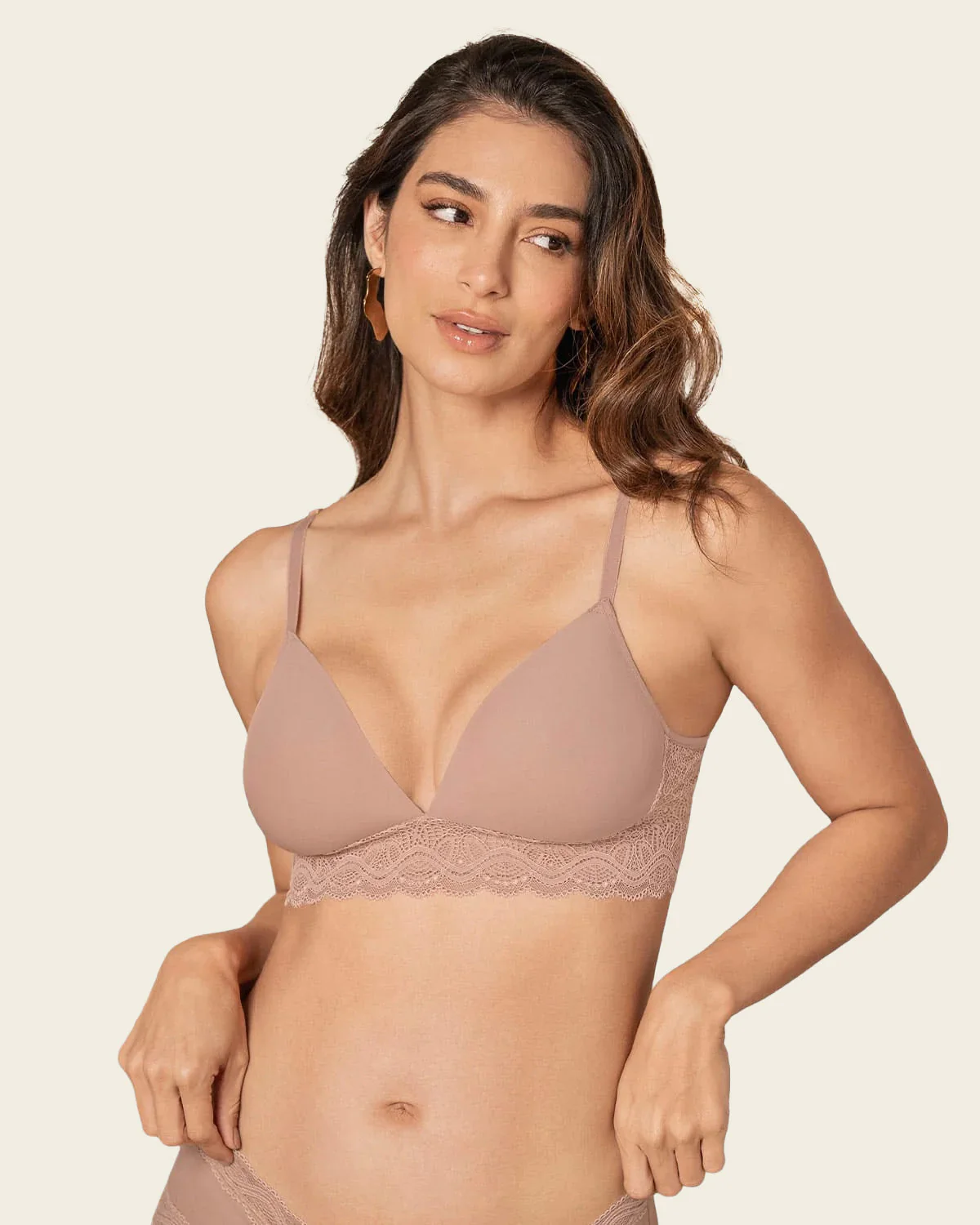 Sujetador ultracómodo con encaje en la base y espalda Comfy Bra - Image 9