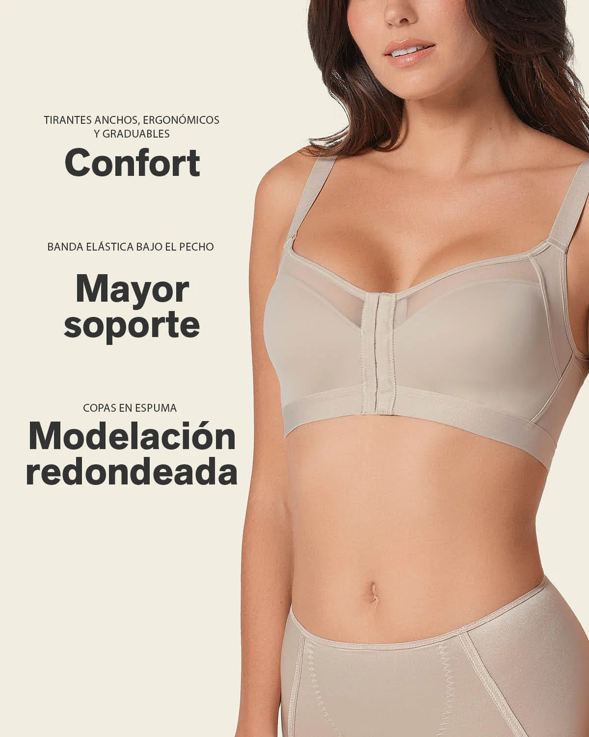Sujetador facilitador de postura con copas en espuma Multi/Benefit - Image 13