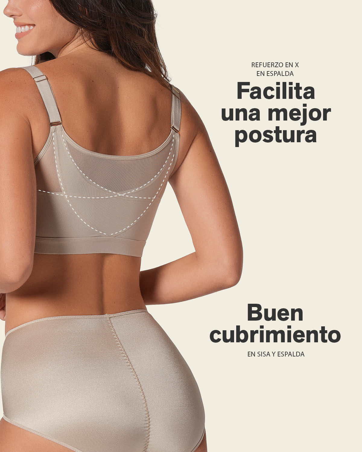 Sujetador facilitador de postura con copas en espuma Multi/Benefit - Image 14