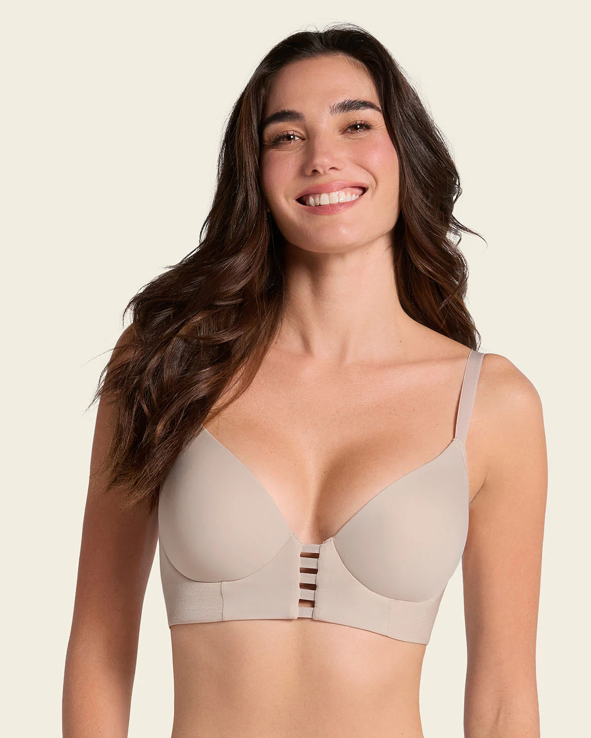 Sujetador triangular de push up alto y buen cubrimiento Memory Bustier