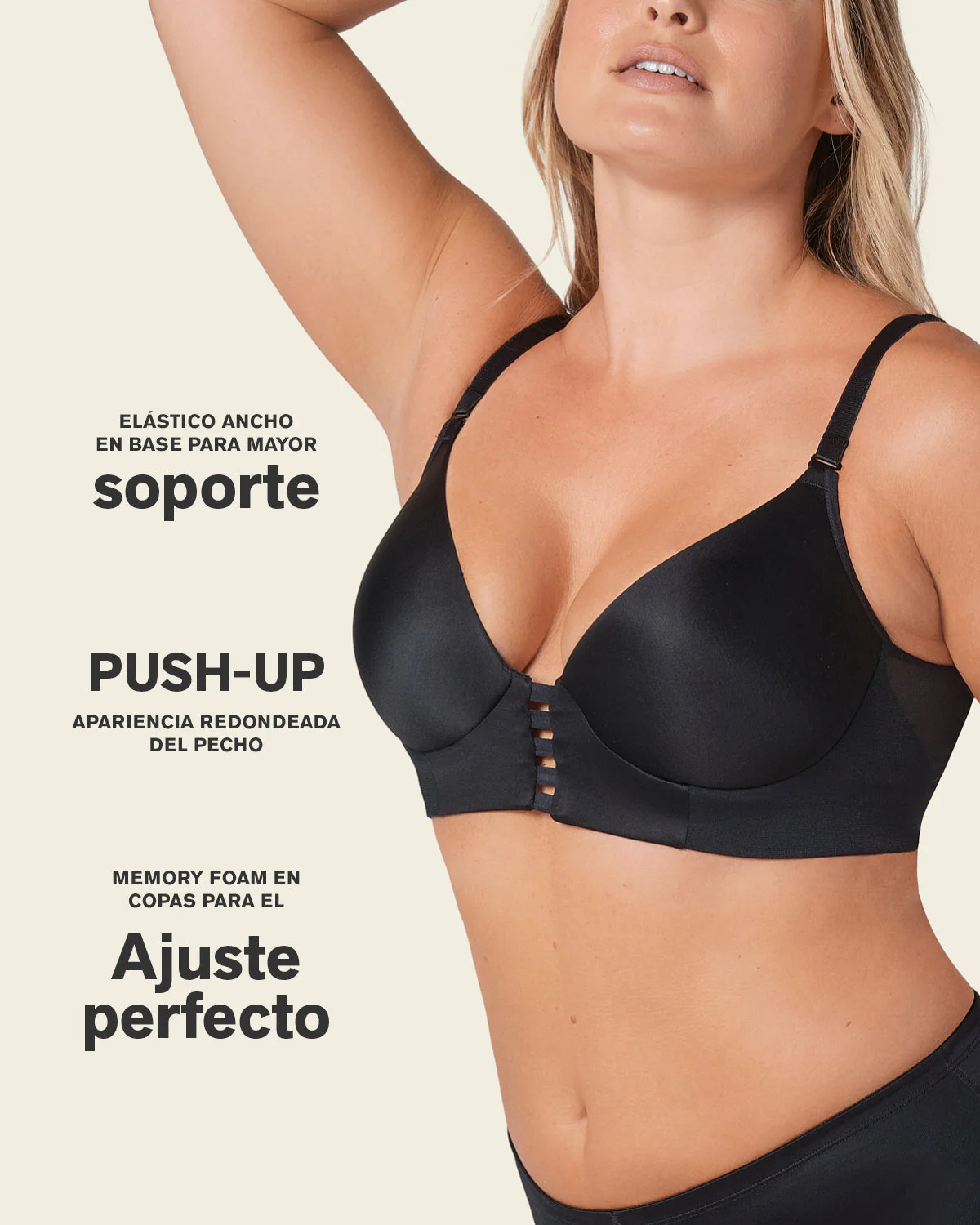 Sujetador triangular de push up alto y buen cubrimiento Memory Bustier - Image 18